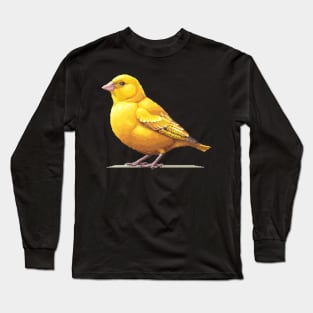 Pixelated Canary Artistry Long Sleeve T-Shirt